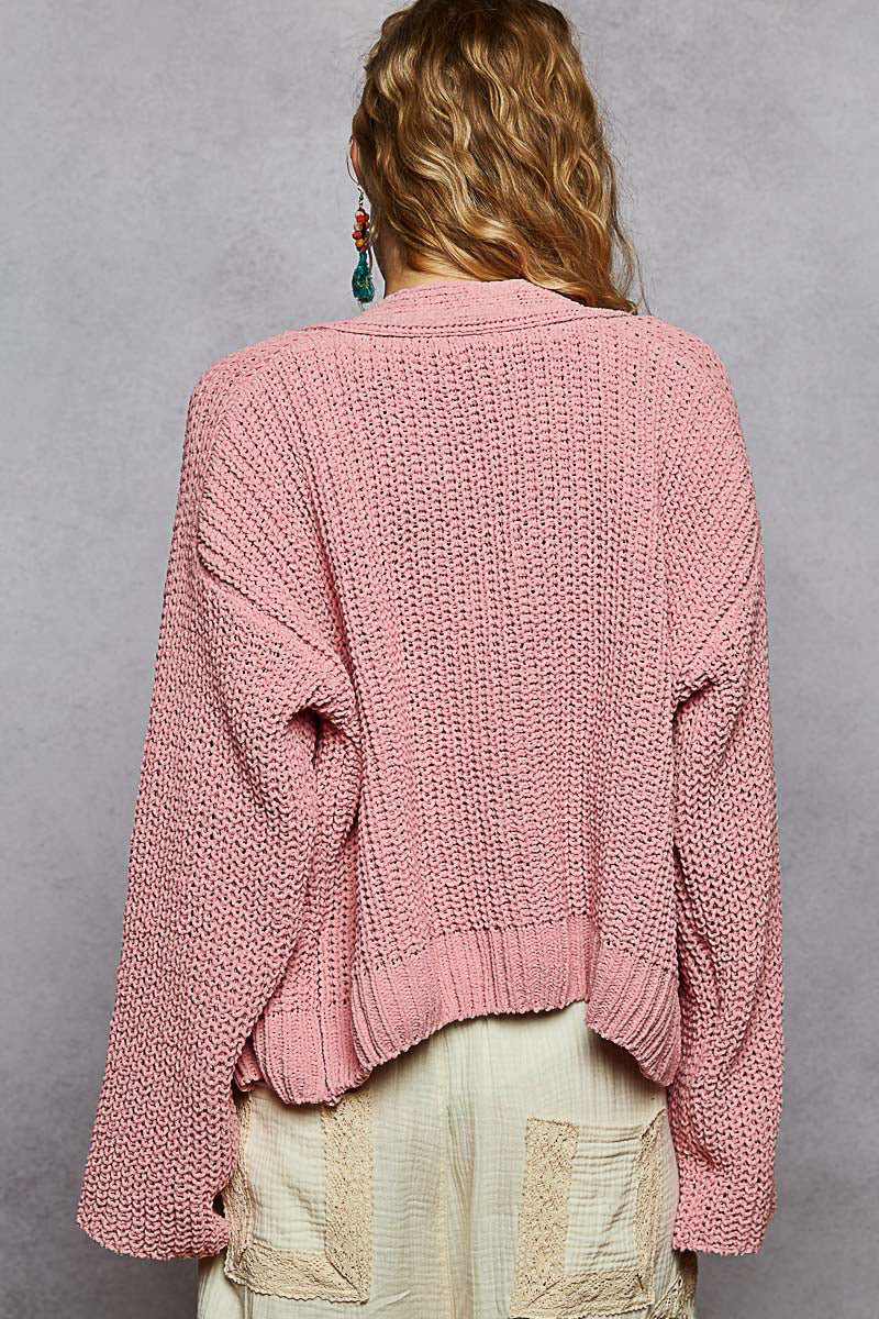 The Flower Button Cardigan