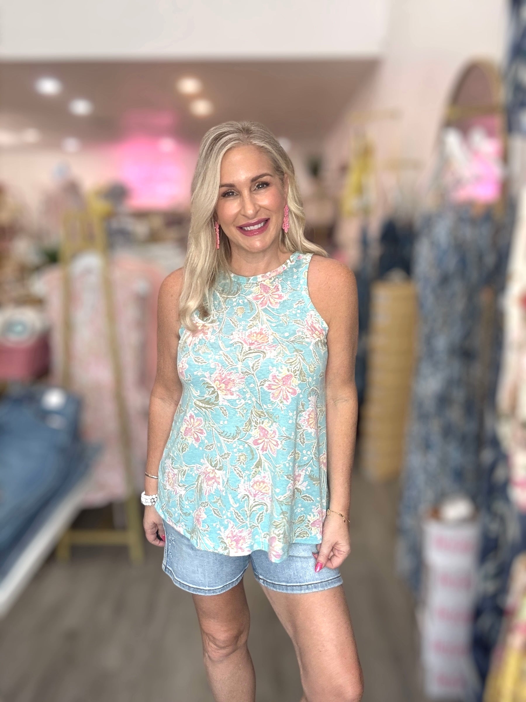 The Paisley Floral Tank Top