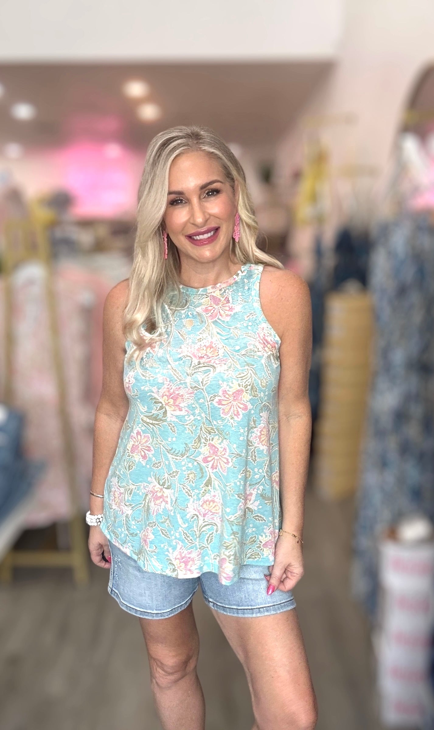 The Paisley Floral Tank Top