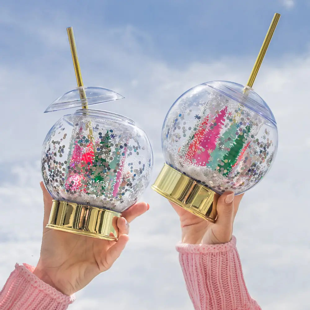 Snowglobe Novelty Sipper