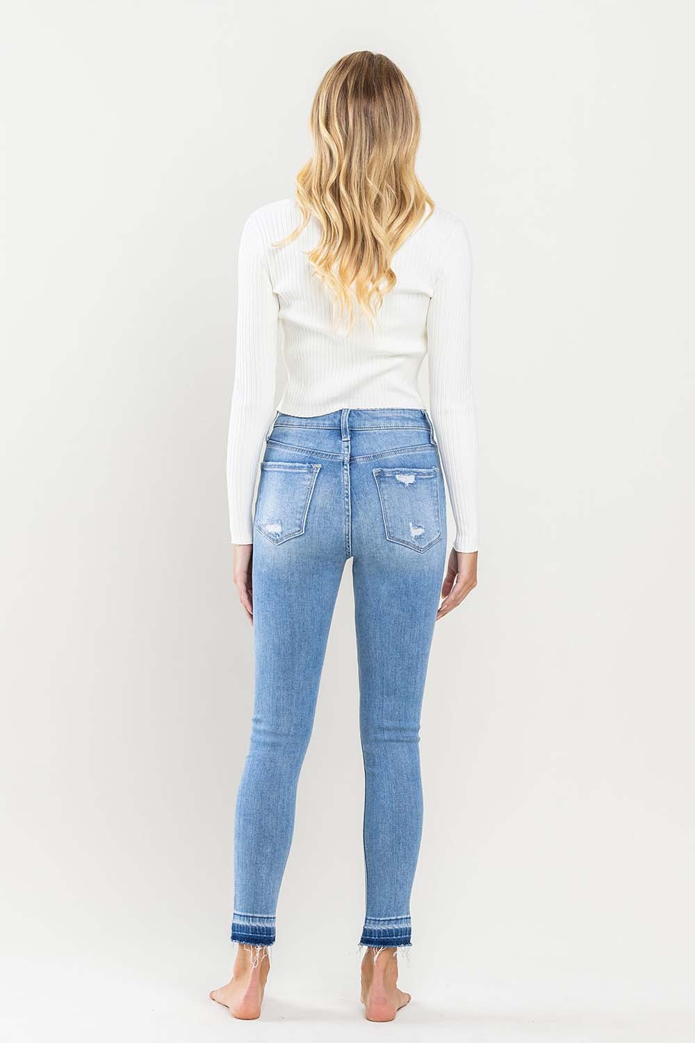 Vervet by Flying Monkey High Rise Crop Skinny Jeans