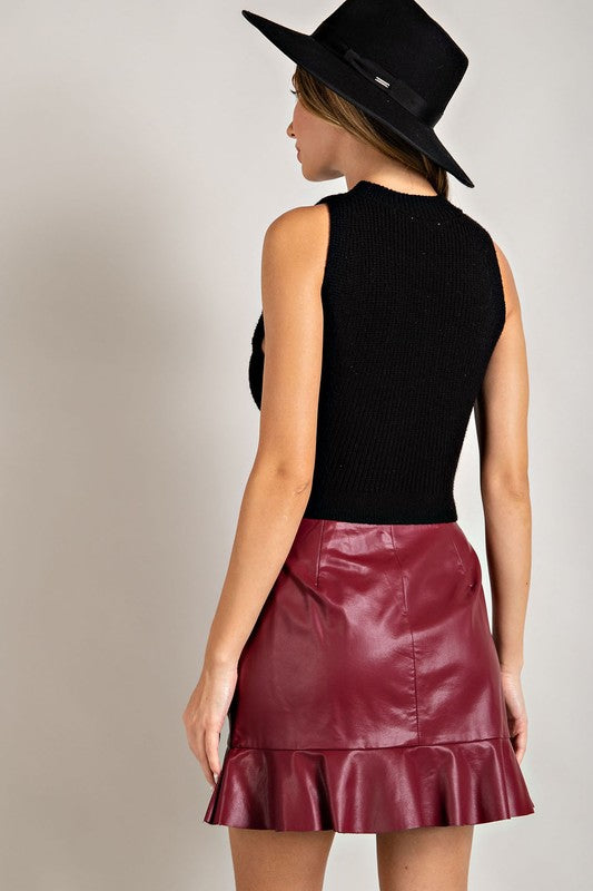 The Ruched Rachel Faux Skirt