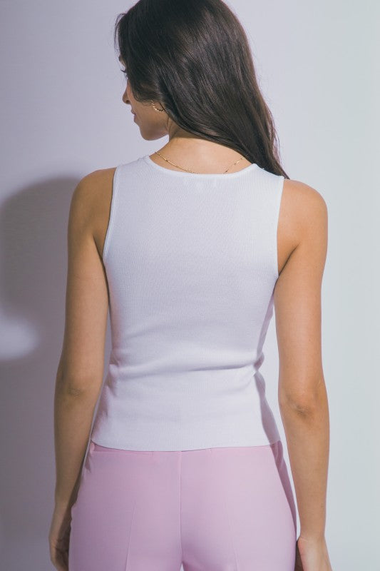 Ribbed Knit Tank Top