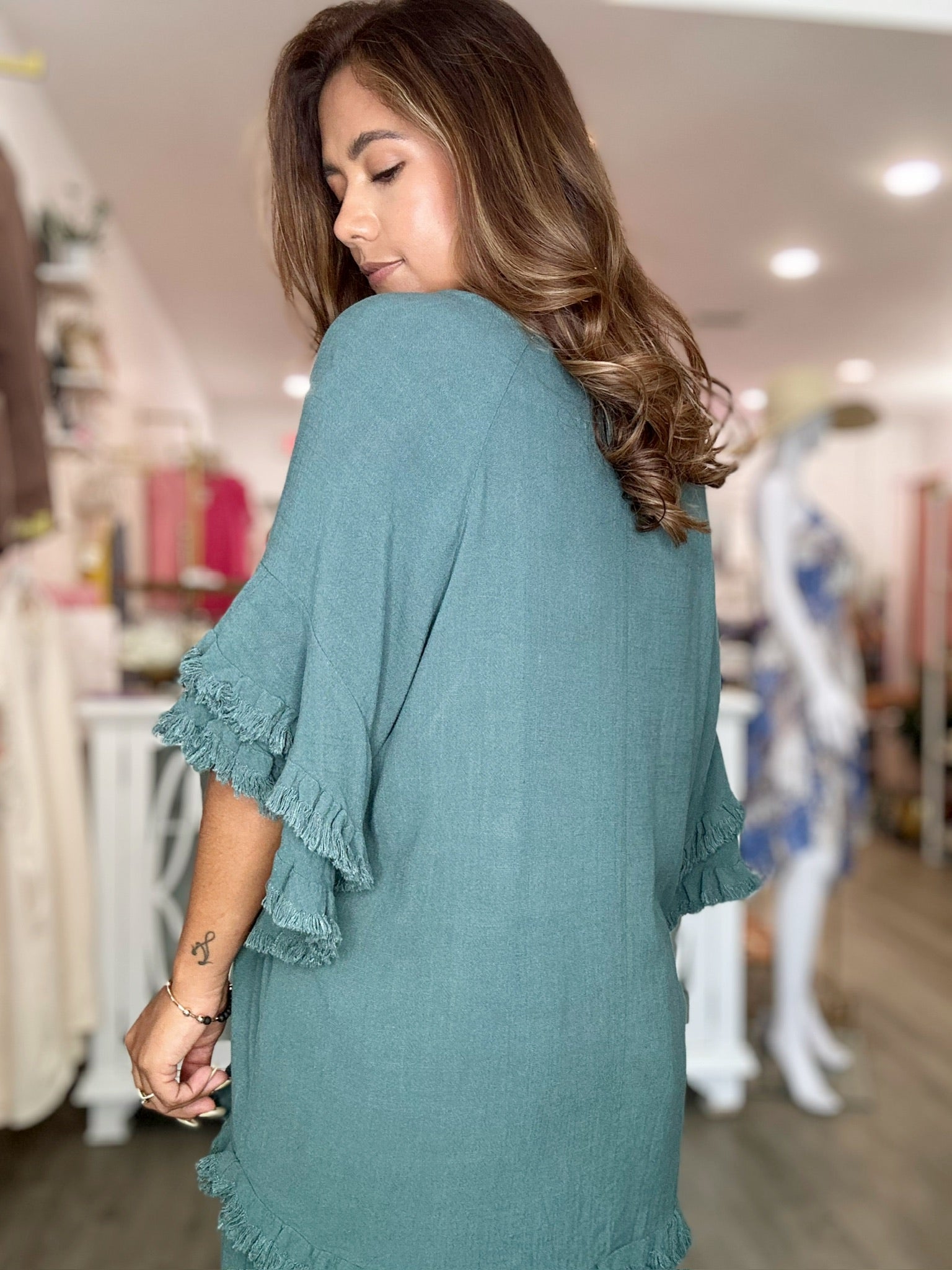 Rebecca's Ruffle Sleeve Top