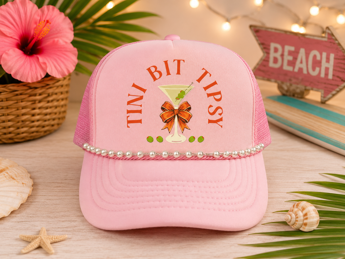 Tini Bit Tipsy Printed Foam Trucker Hat