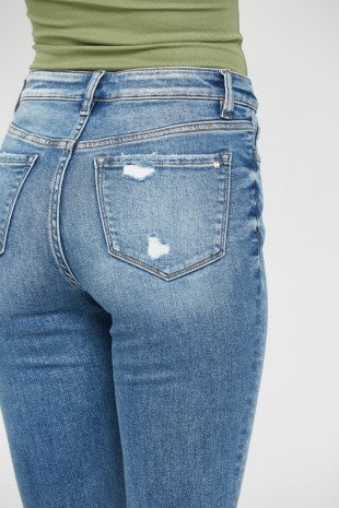 High Rise Ankle Skinny Jeans