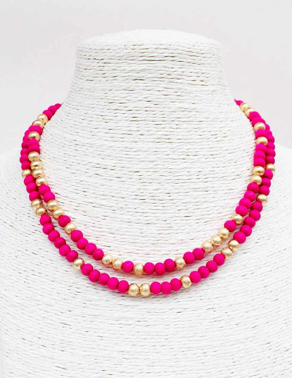 Layered Beaded Necklace