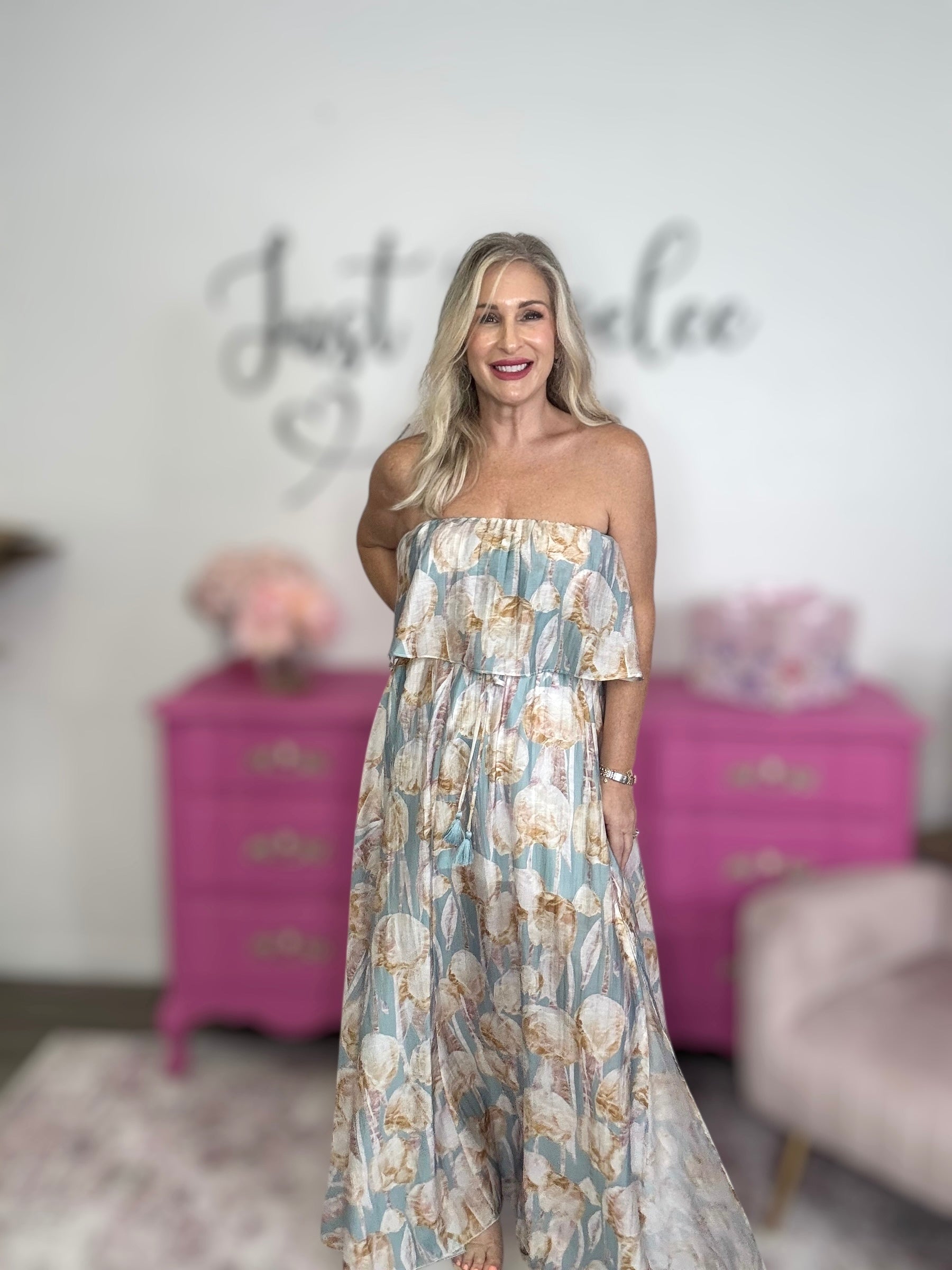 The Summer Ruffle Maxi Dress