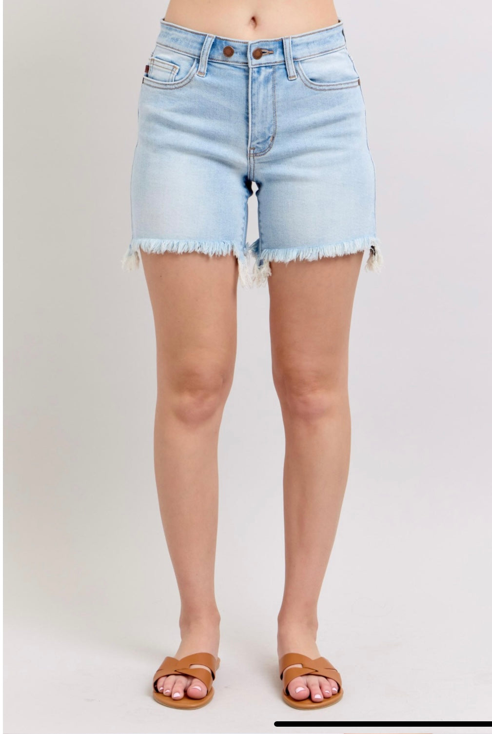 Judy Blue Long Dad Shorts