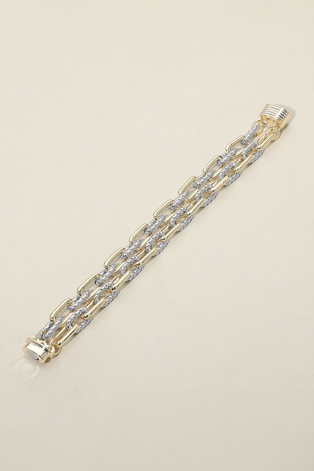 The Magnetic Layered Chain Bracelet