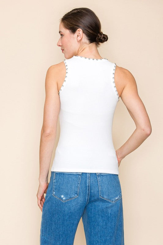 The Diamond Shoulder Top