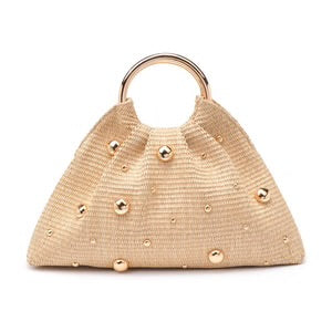 The Straw Studded Bag
