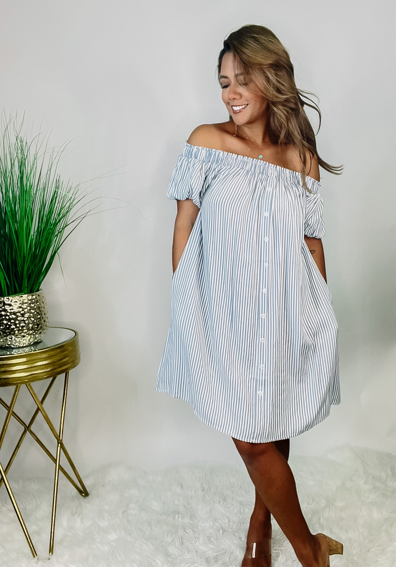 The Camille Off The Shoulder Dress