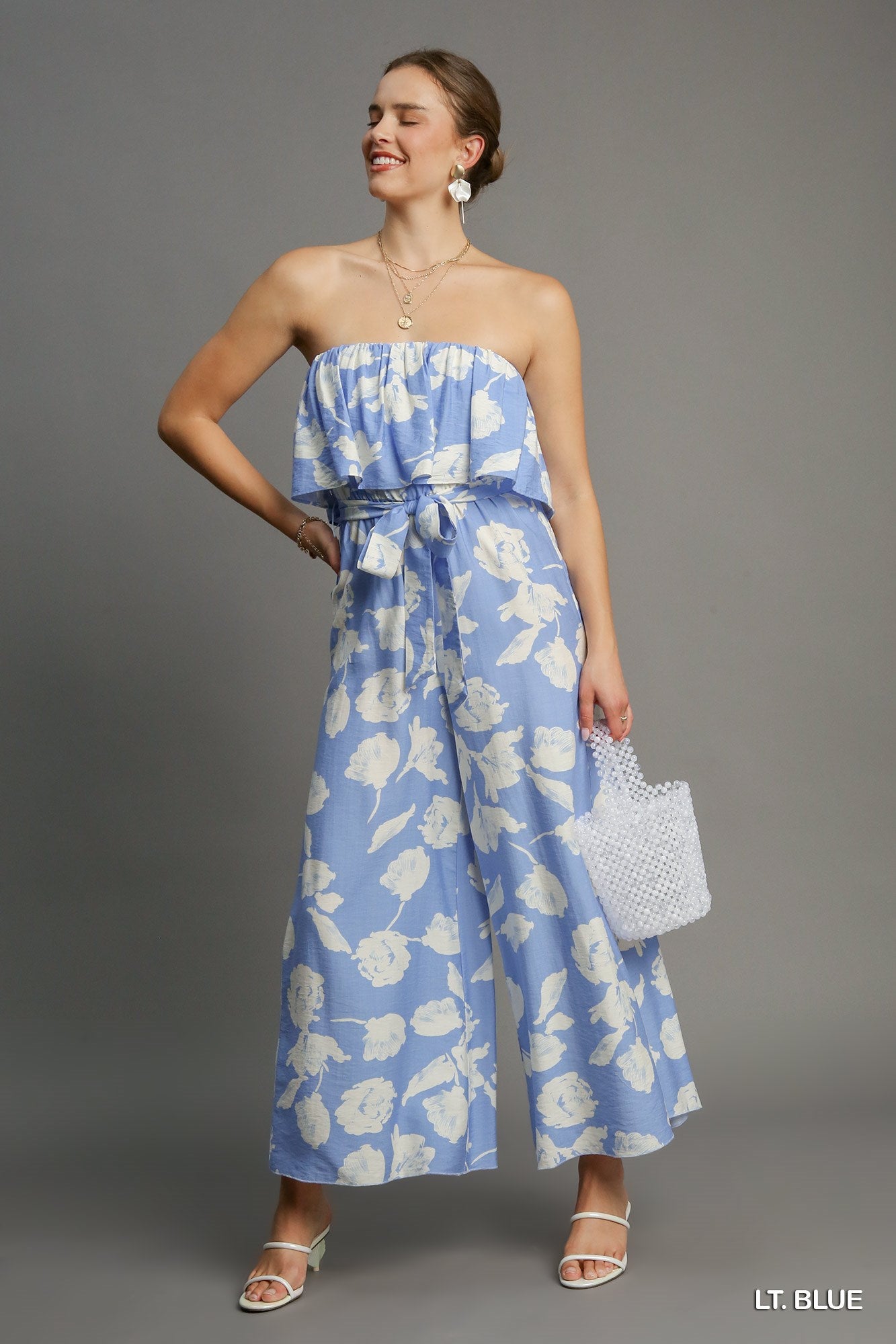 The Blue Floral Jumpsuit