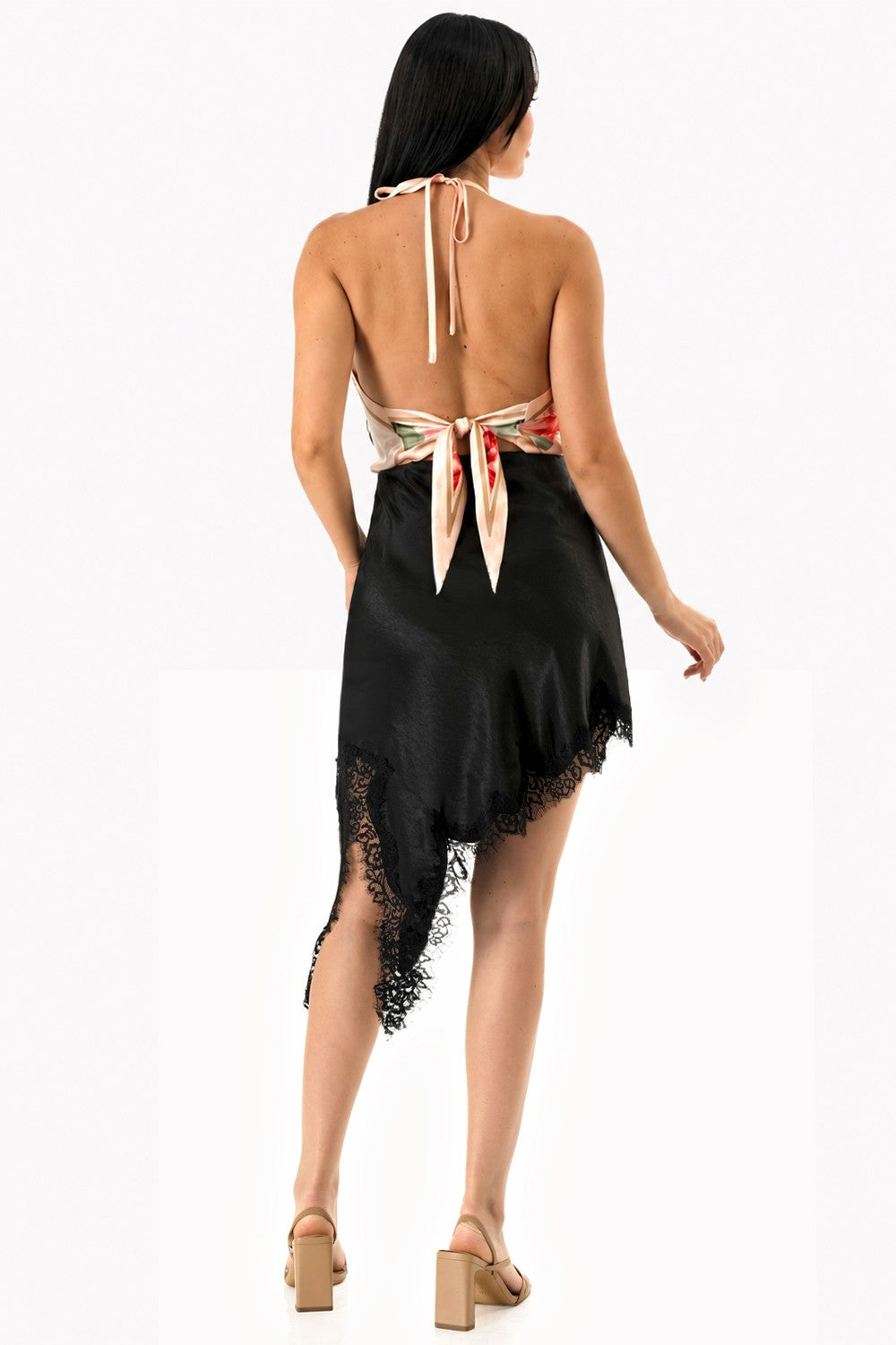 The Elegant Satin Mini Skirt