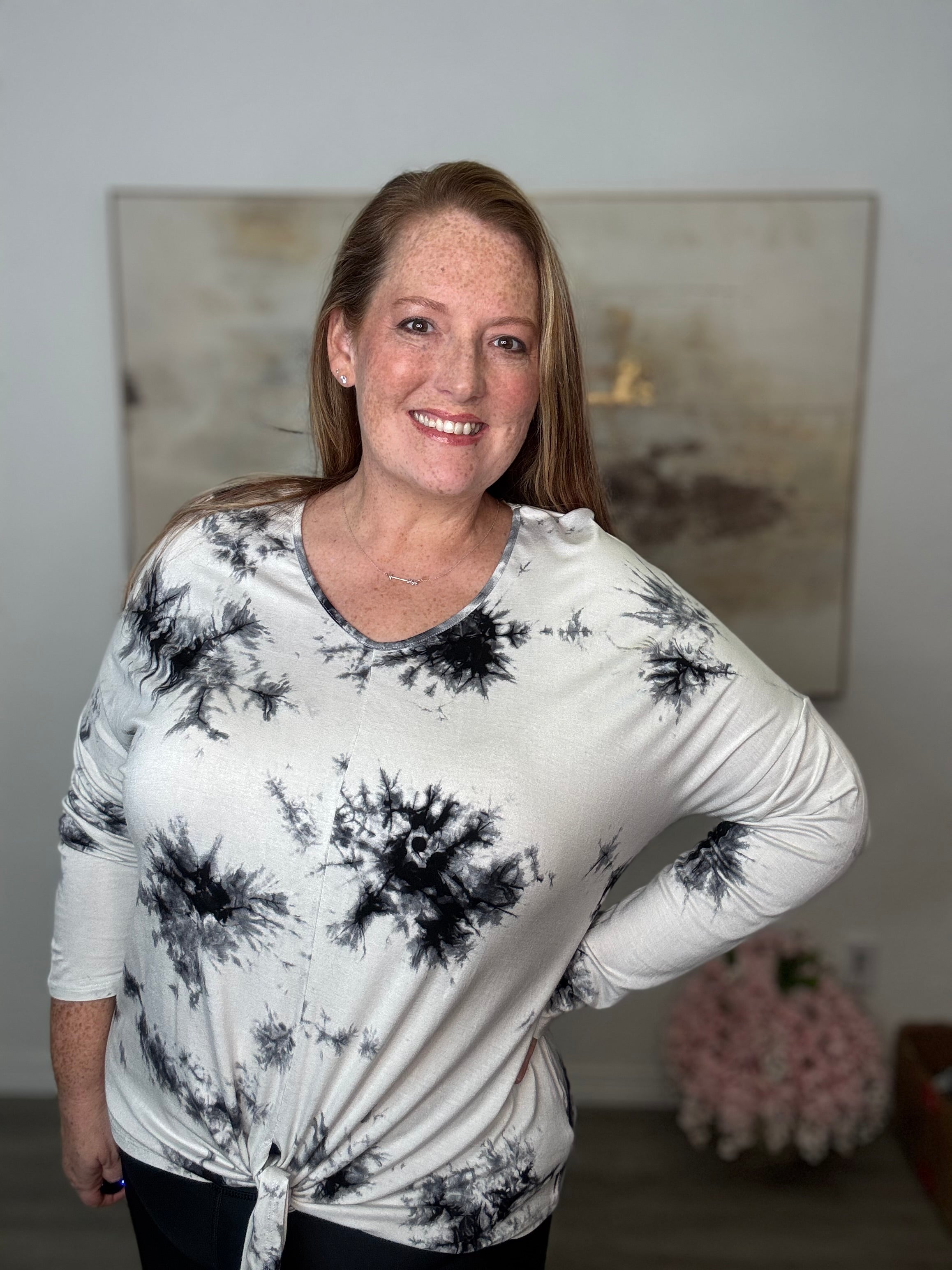 The Tie Dye Front Top