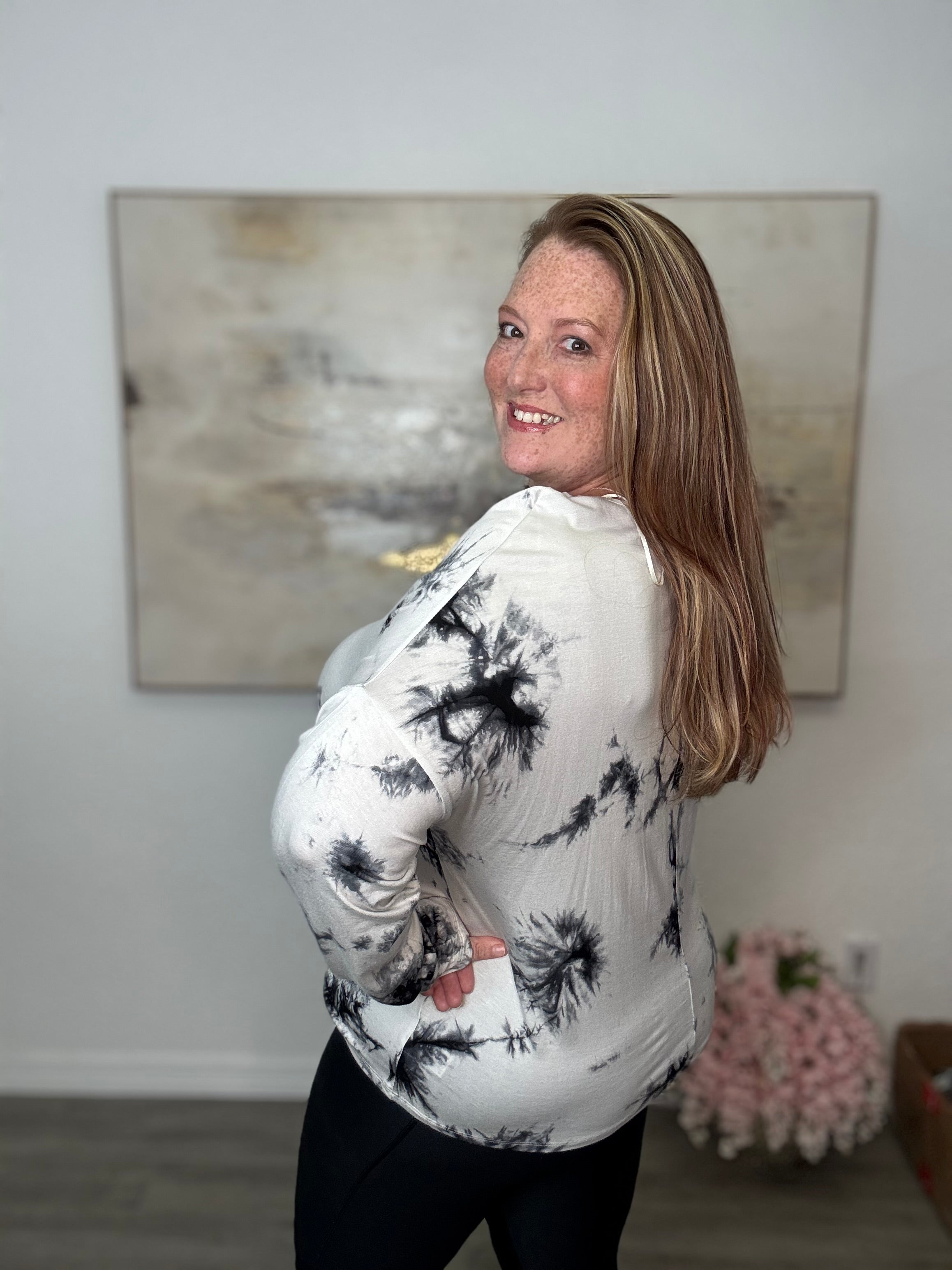 The Tie Dye Front Top