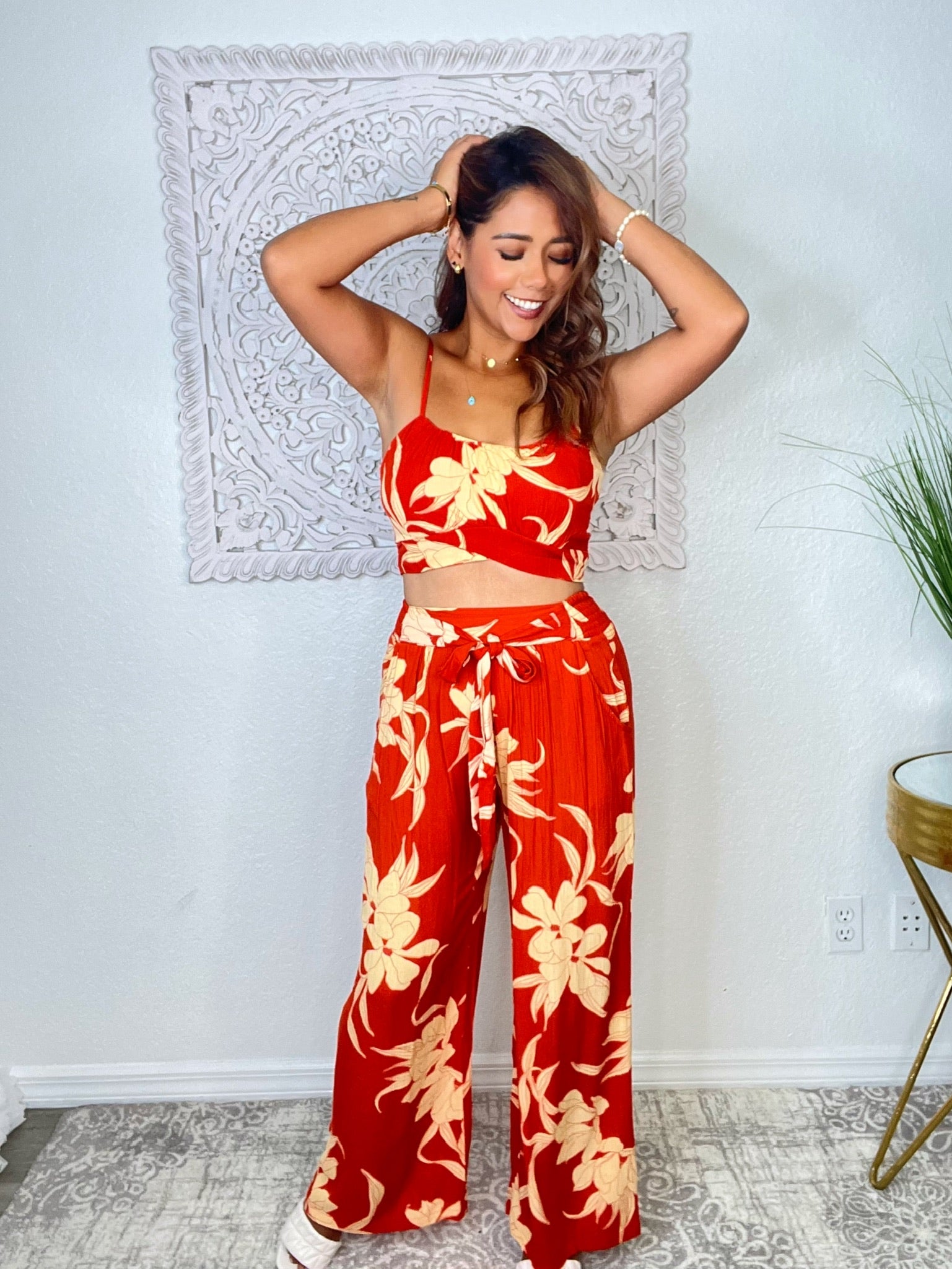 The Flame Wide Leg Pant