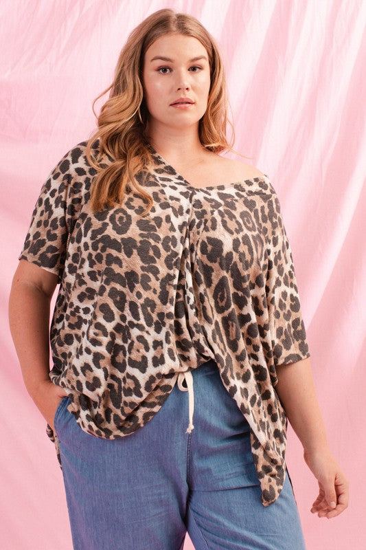The Leopard Tunic Top