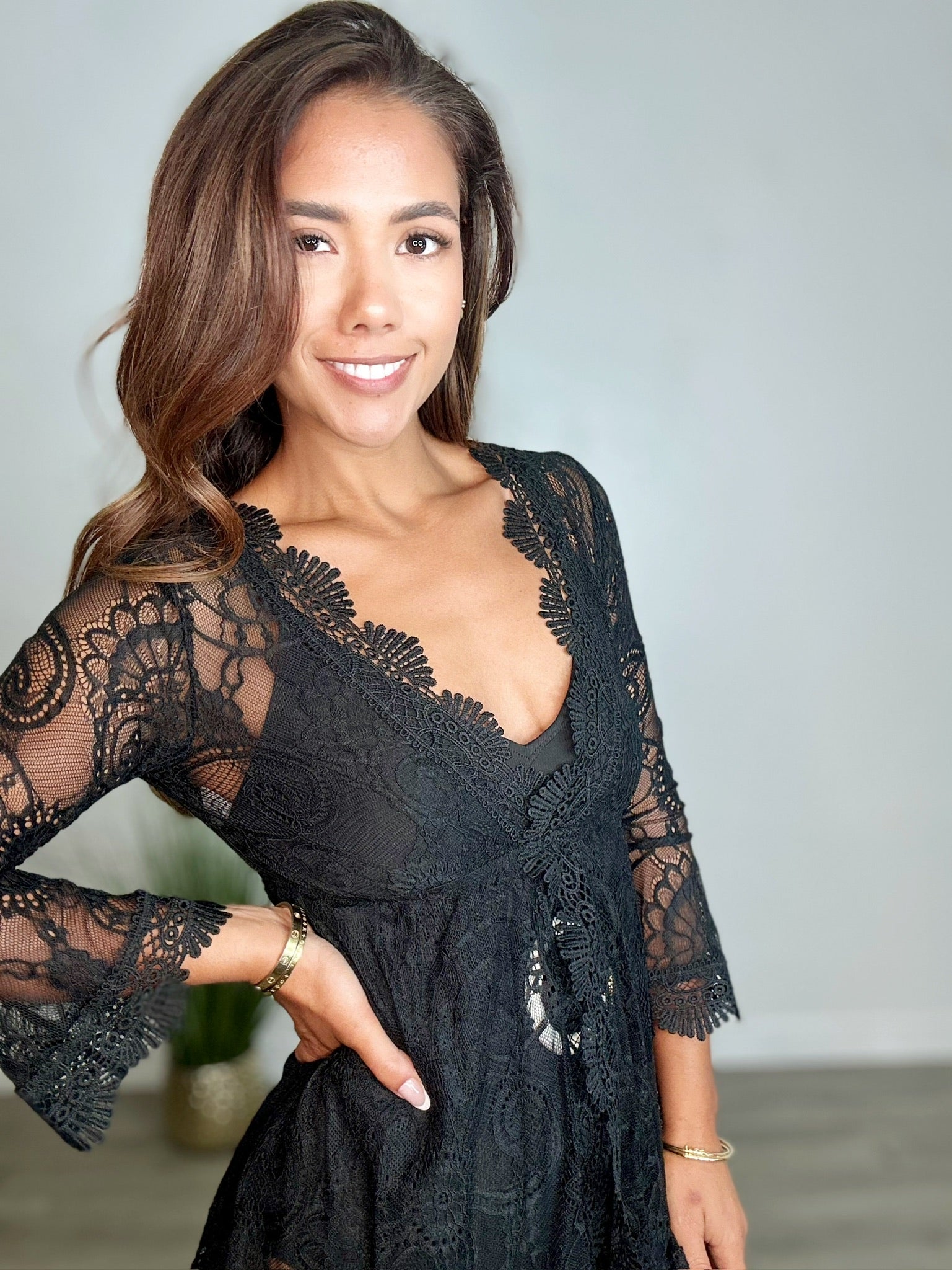 Lace Crochet Beach Cover Up