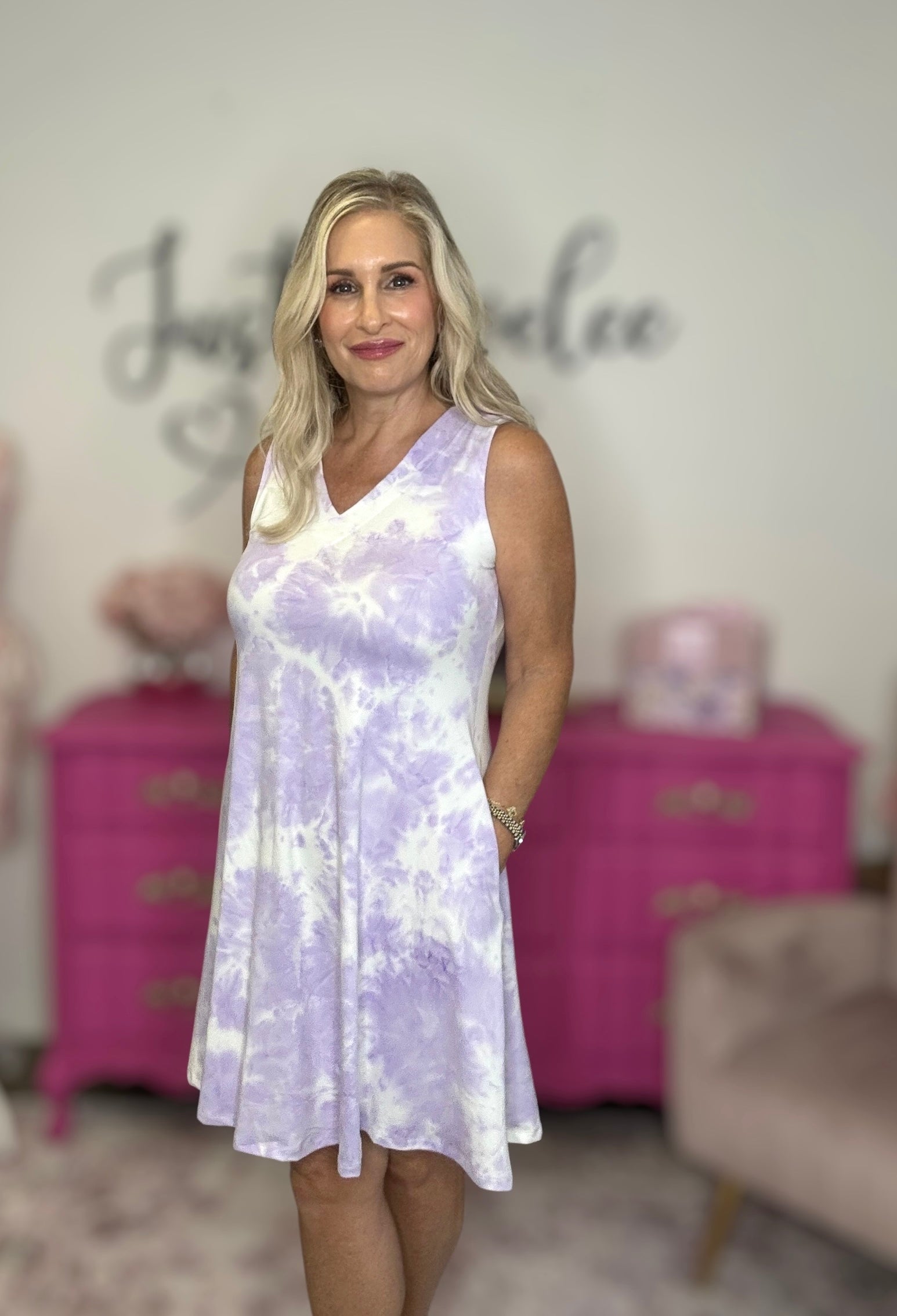 The Fit & Flare Tie Dye Dress