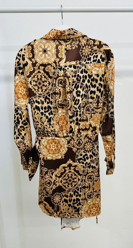 The Leopard Print Wrap Dress