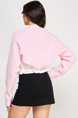 The Lovelee Knit Shrug Top