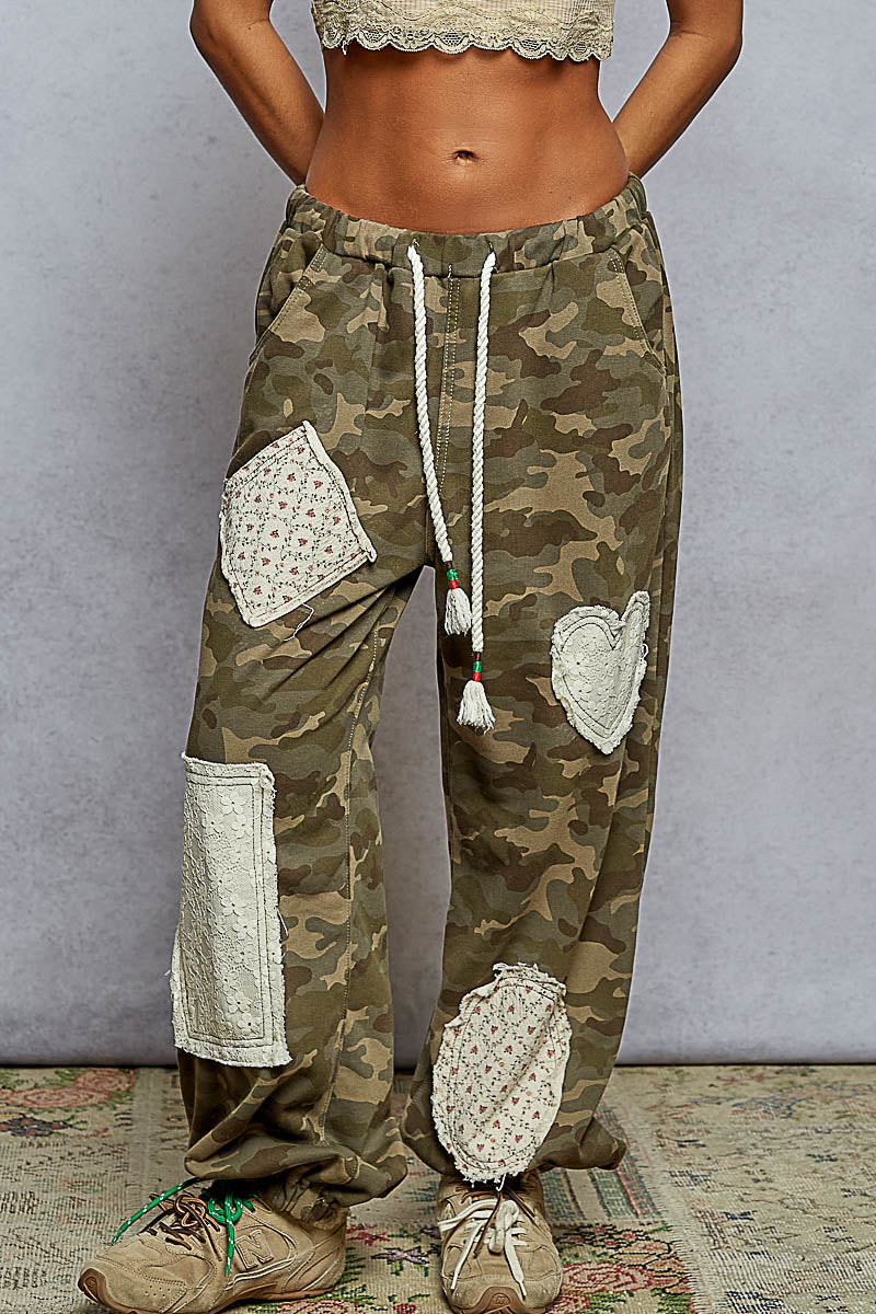 Olive Camo Pants by Pol