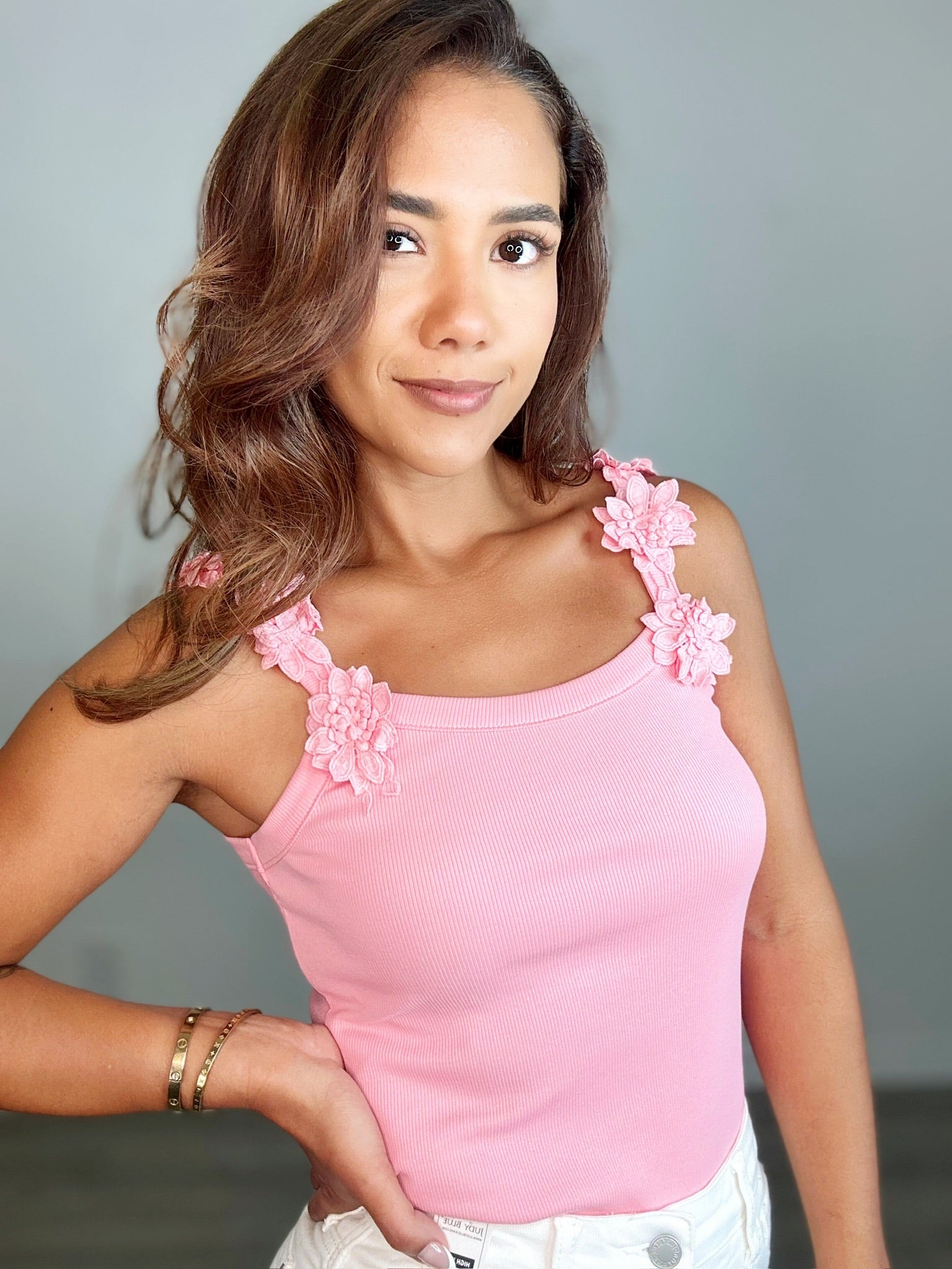 Sweet and Simple Strap Tank Top