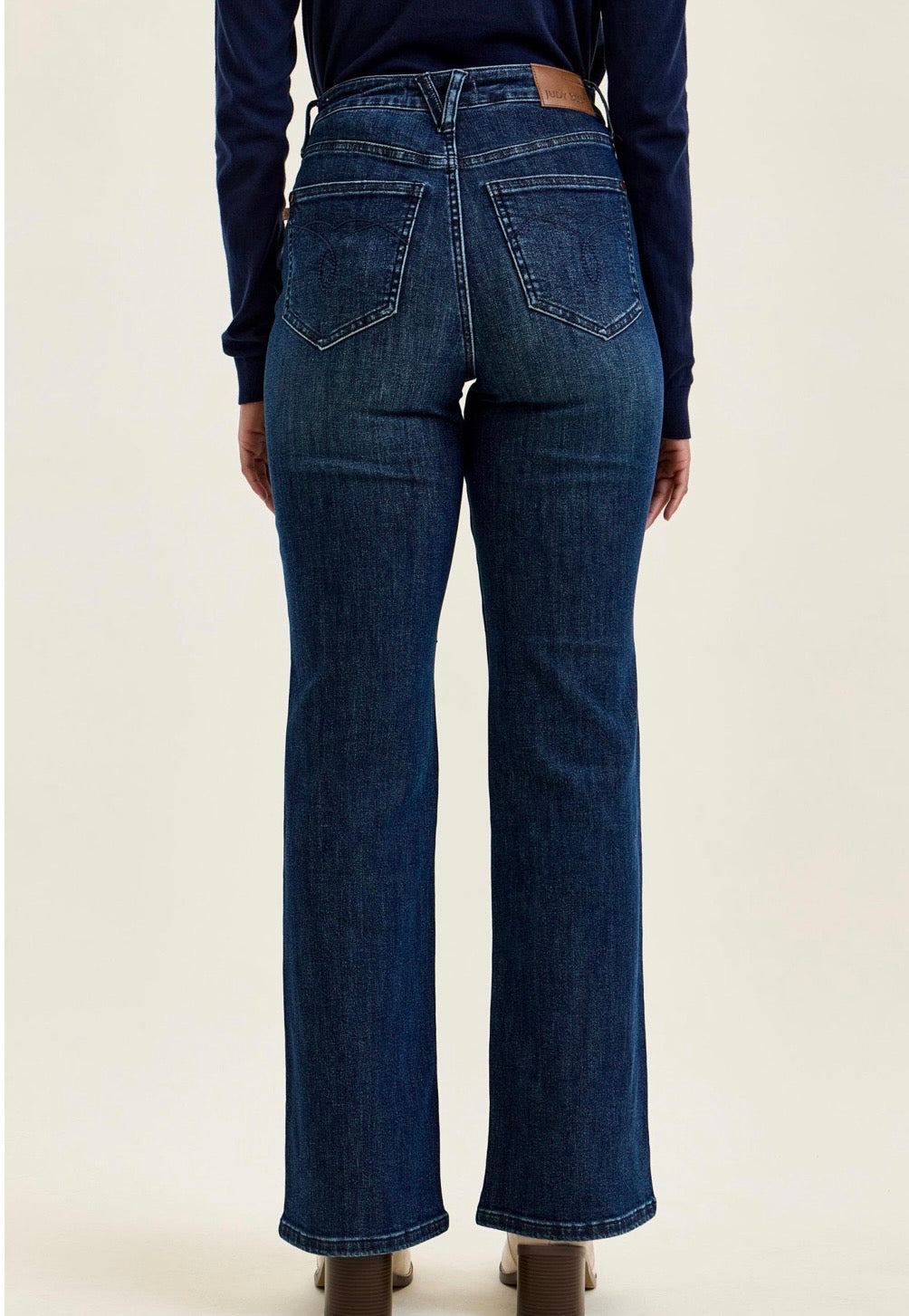 Judy Blue HW Tummy Control Alex Boy Bootcut Jeans
