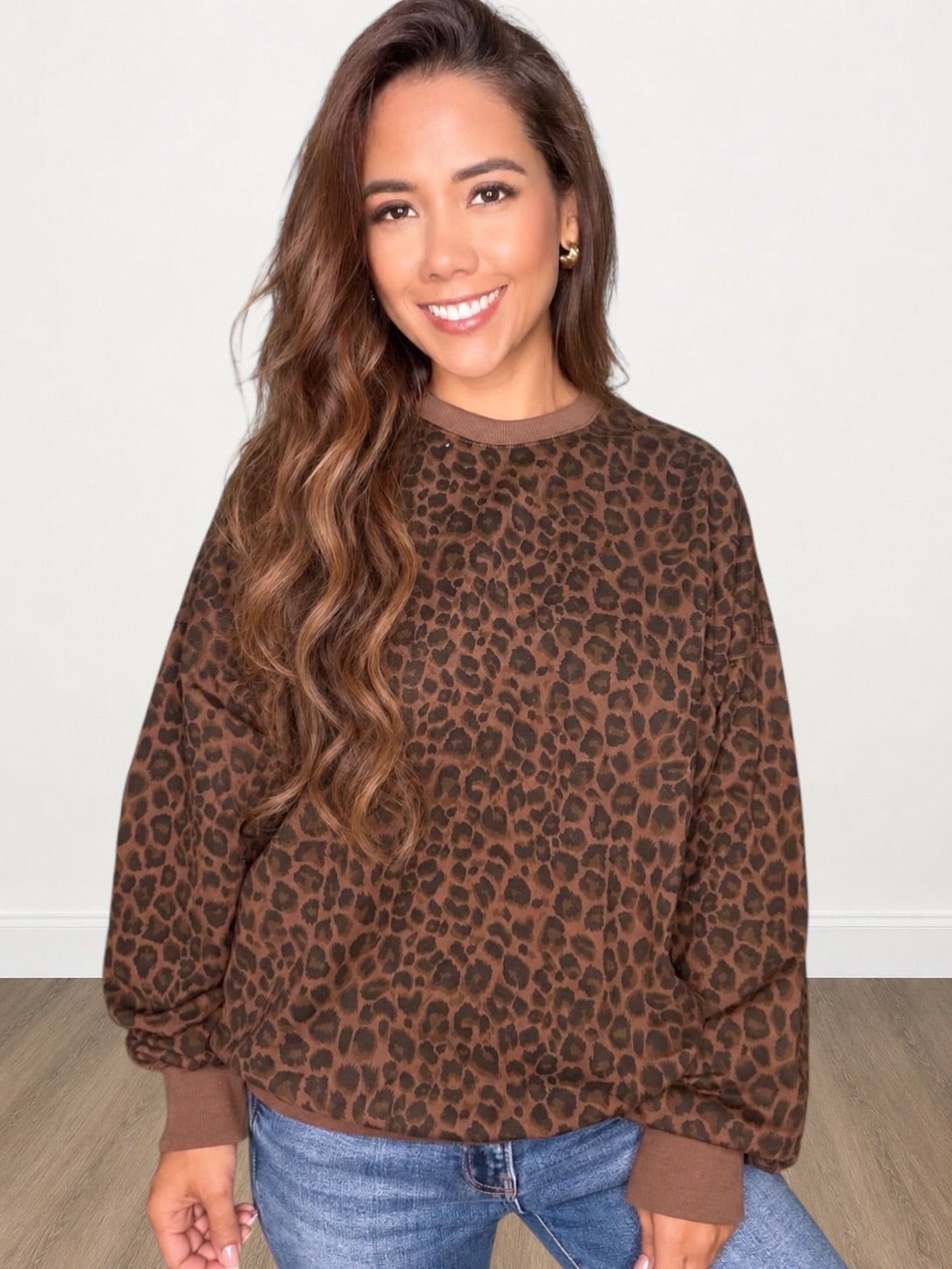 Leopard Print Sweatshirt