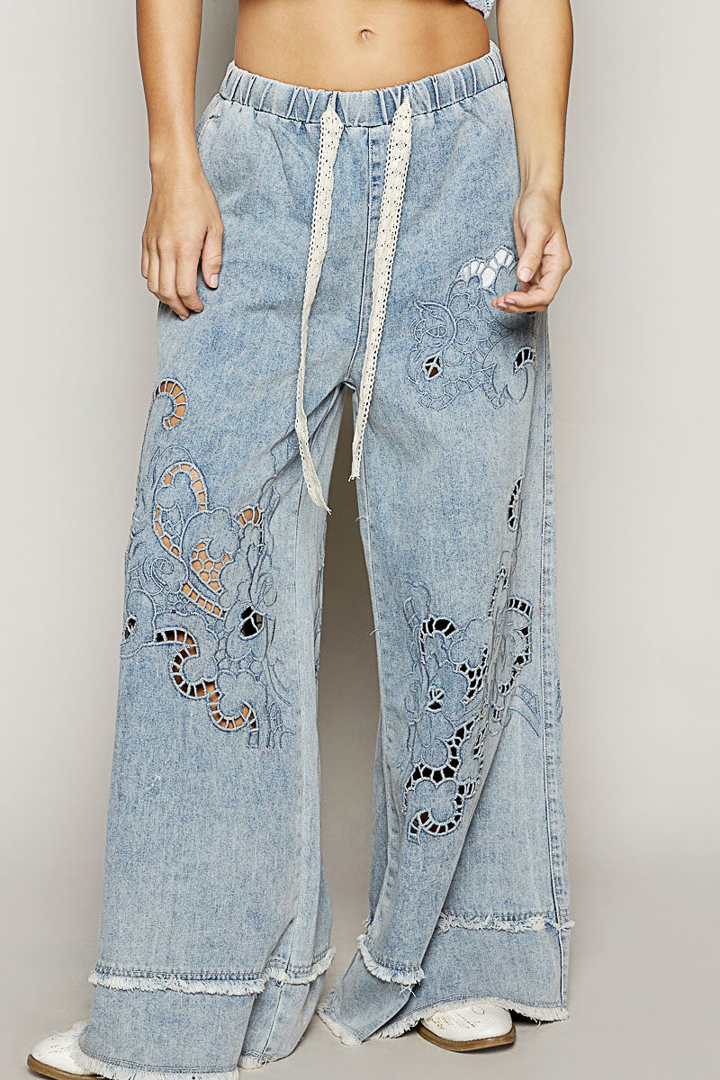 The Vintage Wide Leg Pants Pol