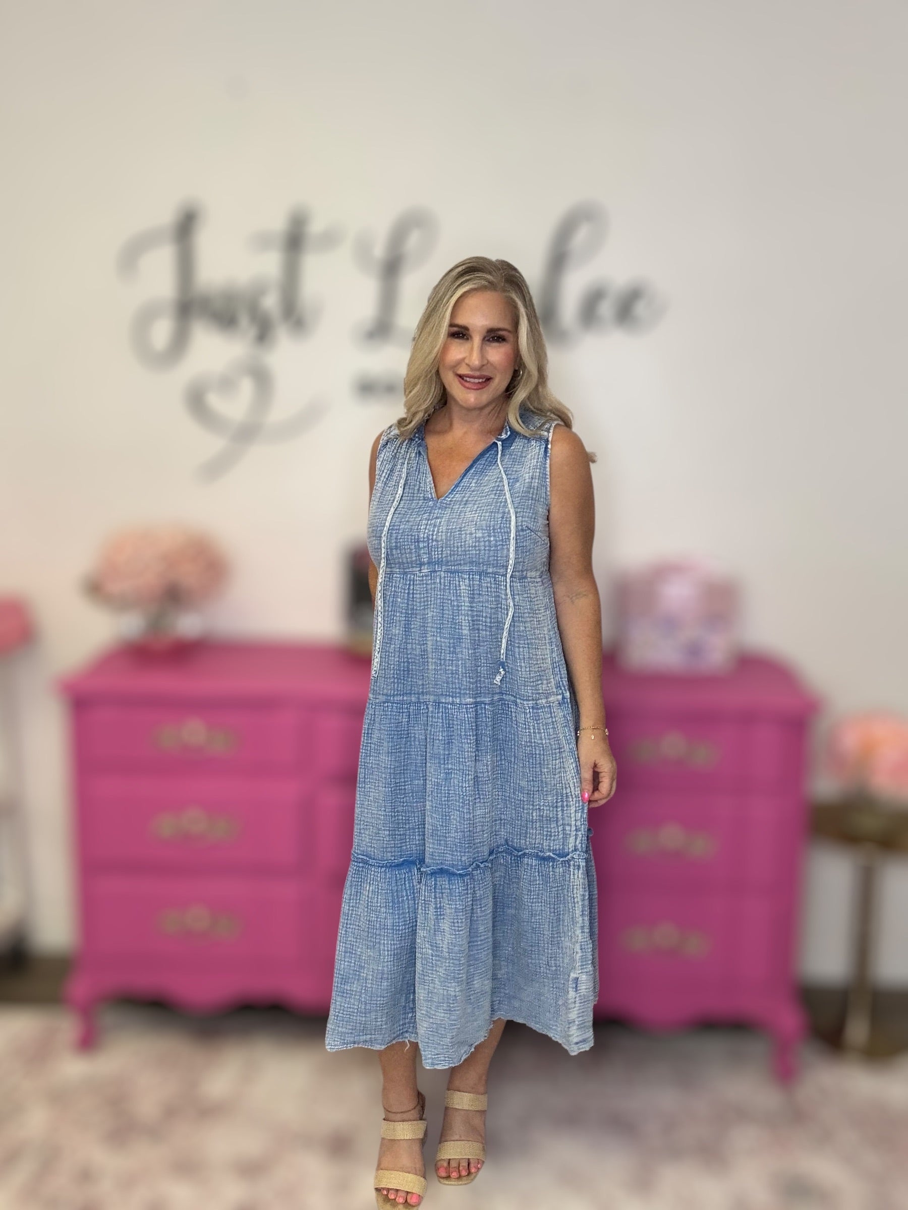 The Blue Heaven Midi Dress