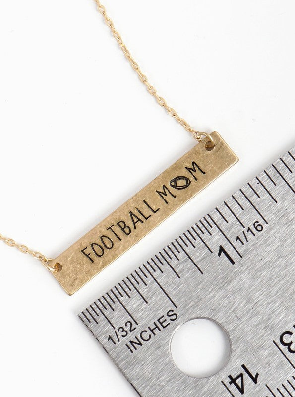 The Horizontal Bar Pendant Necklace