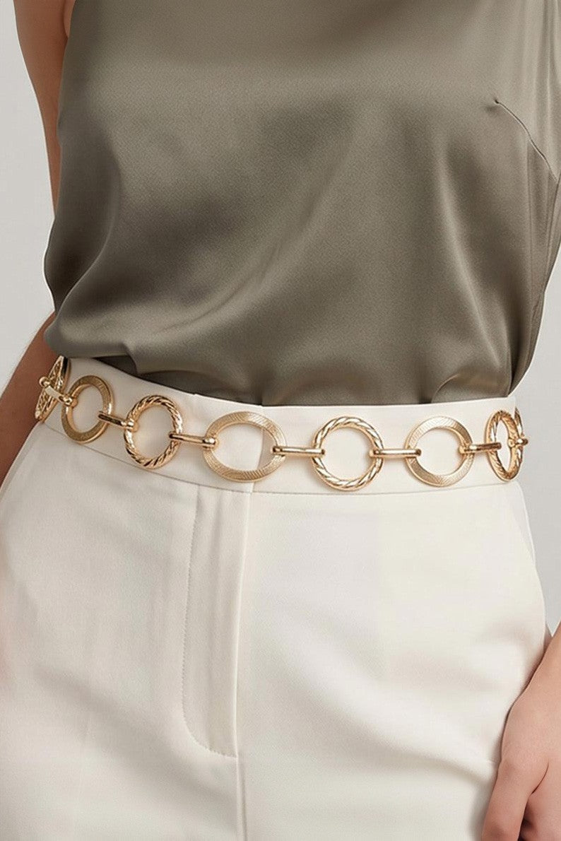 Adjustable Link Chain Waist Belt