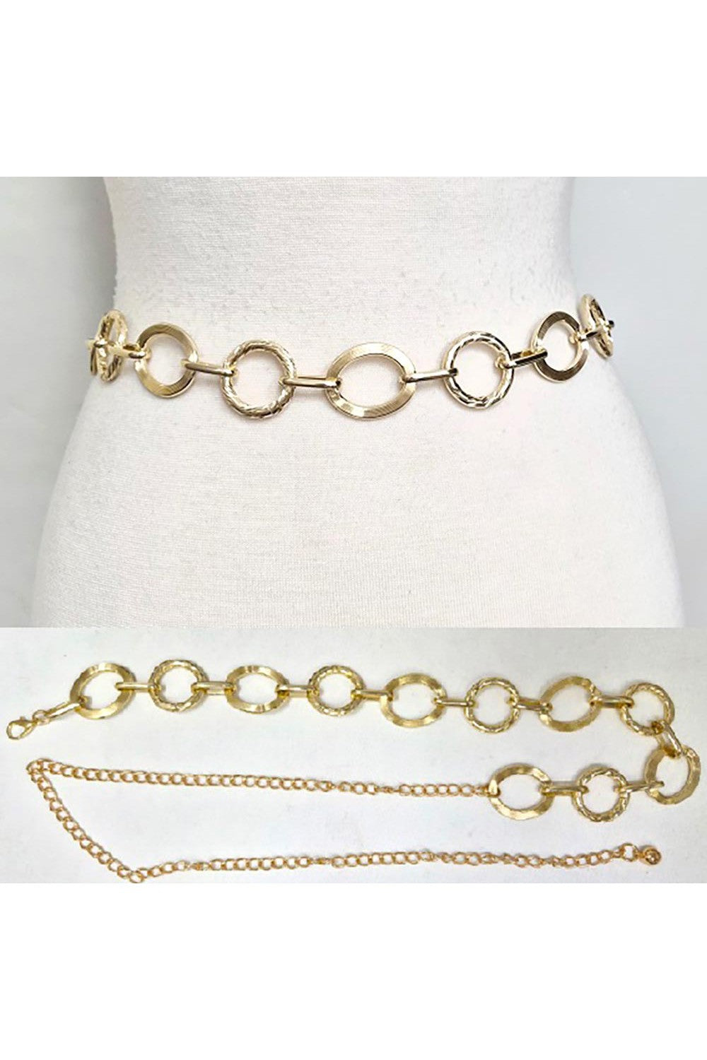 Adjustable Link Chain Waist Belt