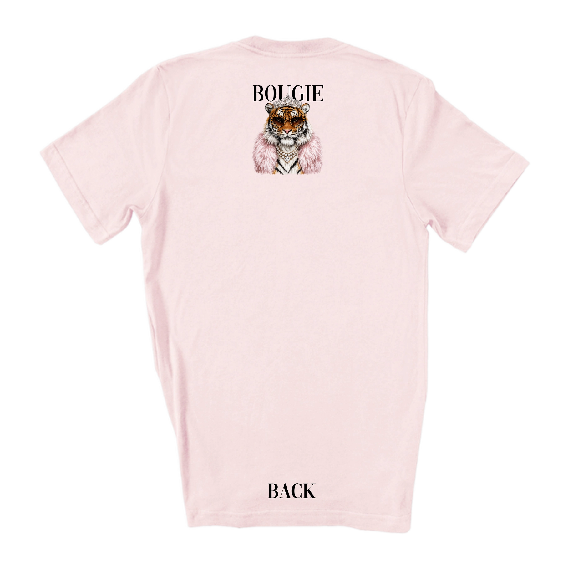 Bougie Tiger Glam Rhinestone Graphic Tee Top