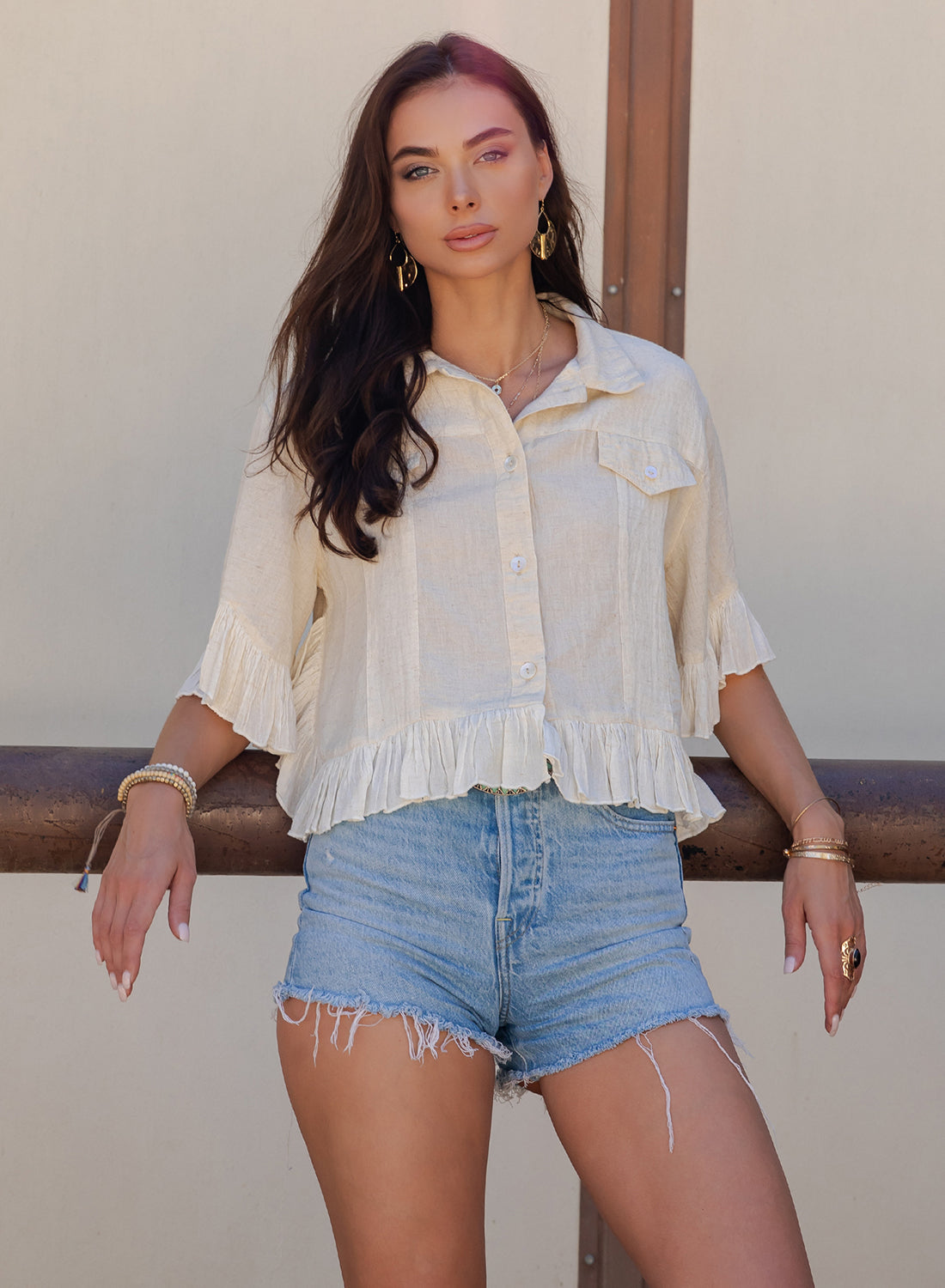 Natural Crop Jacket