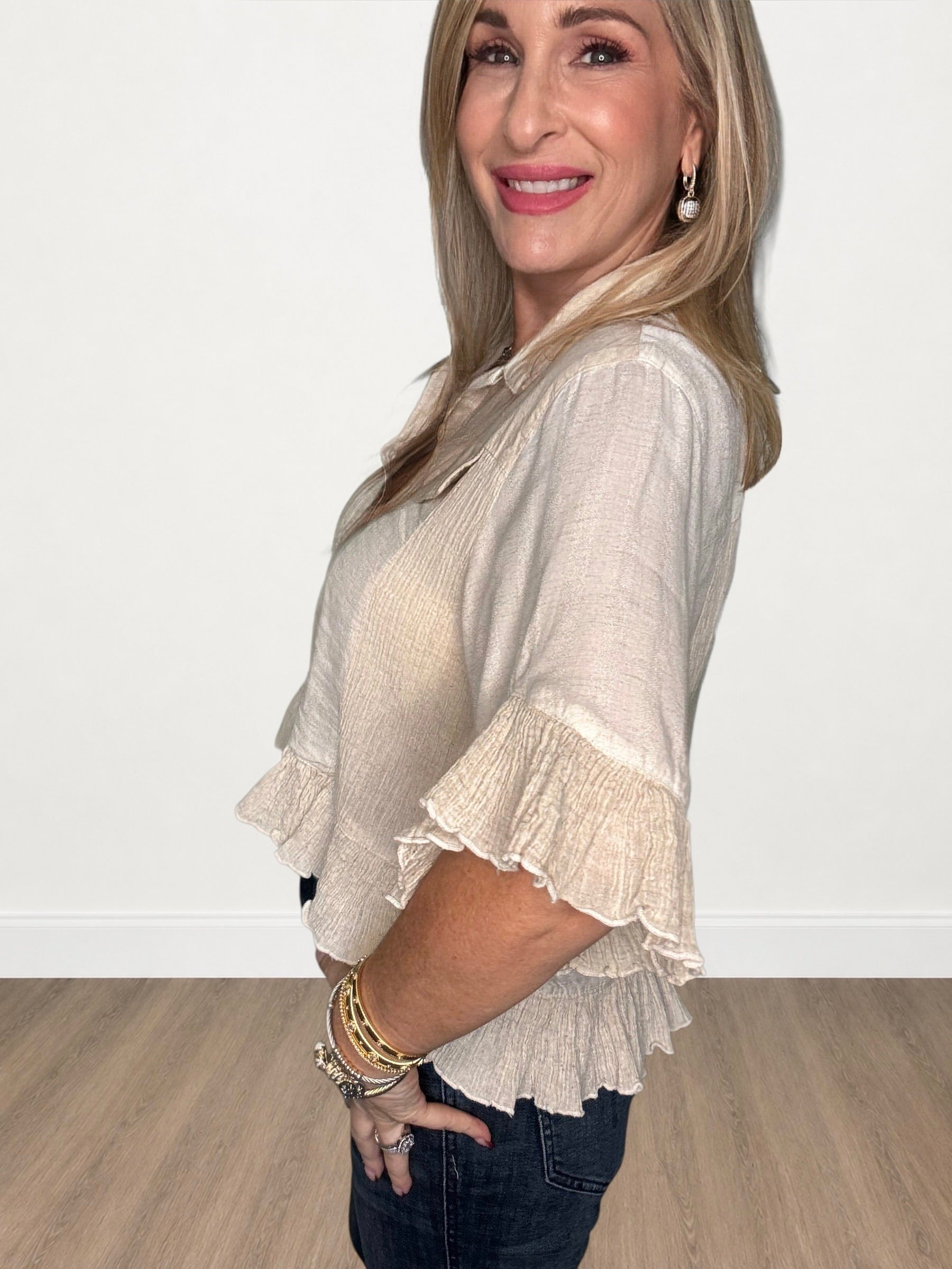 Natural Crop Jacket