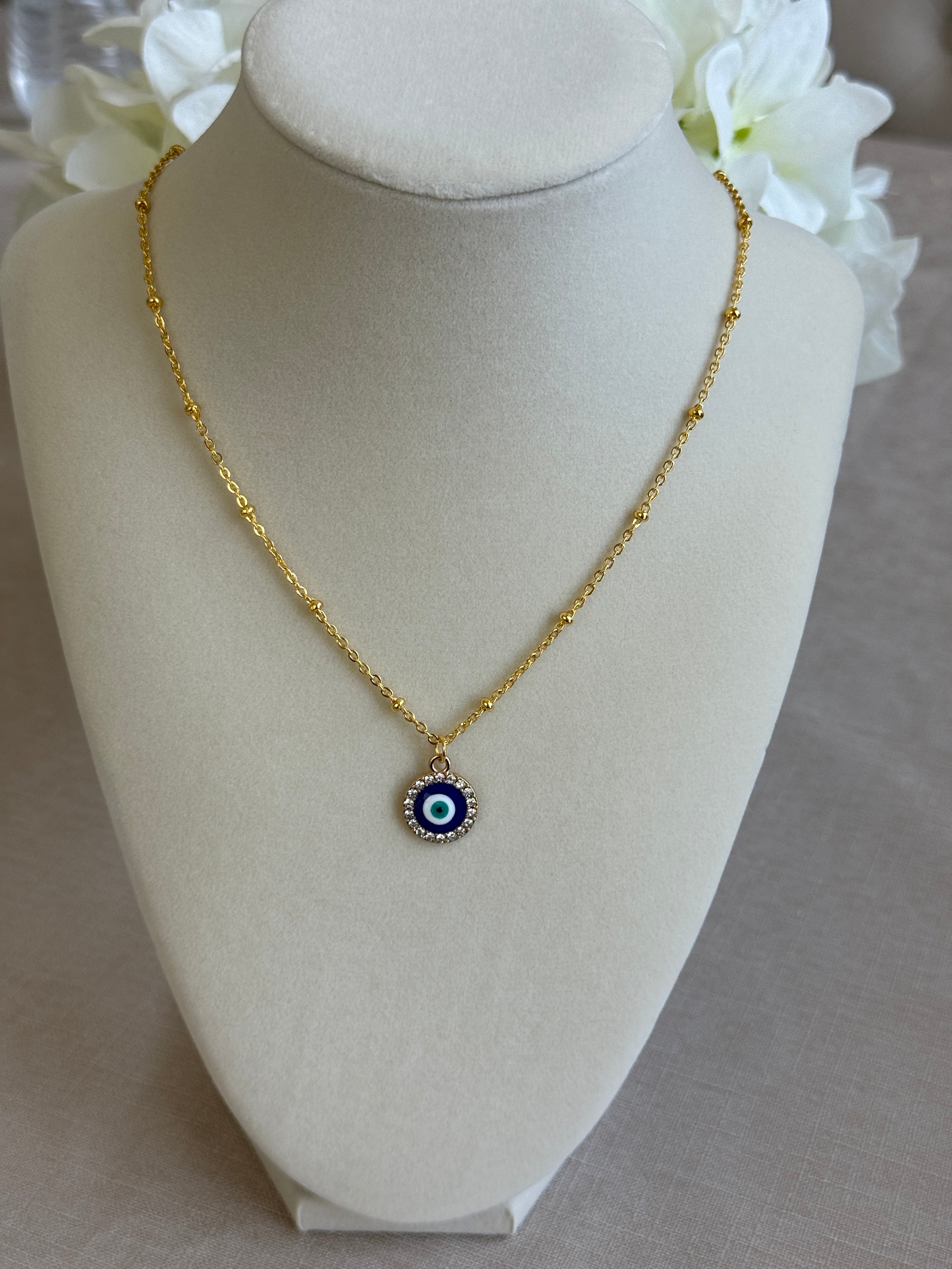 The Gold Evil Eye Necklace