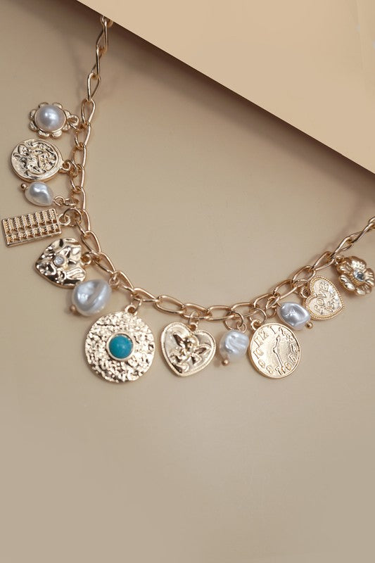 The Coin Charm Necklace