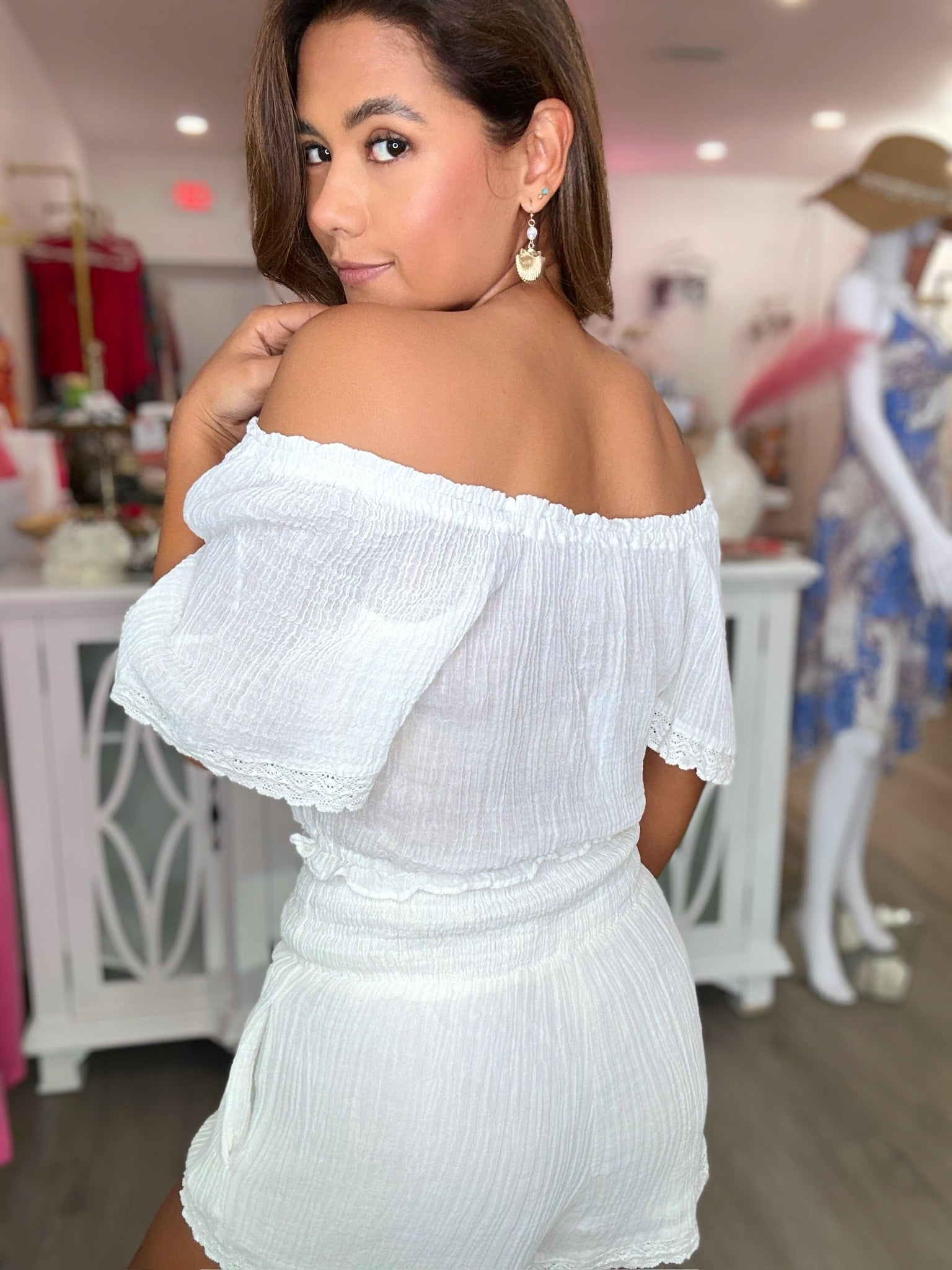 The White Angel Top