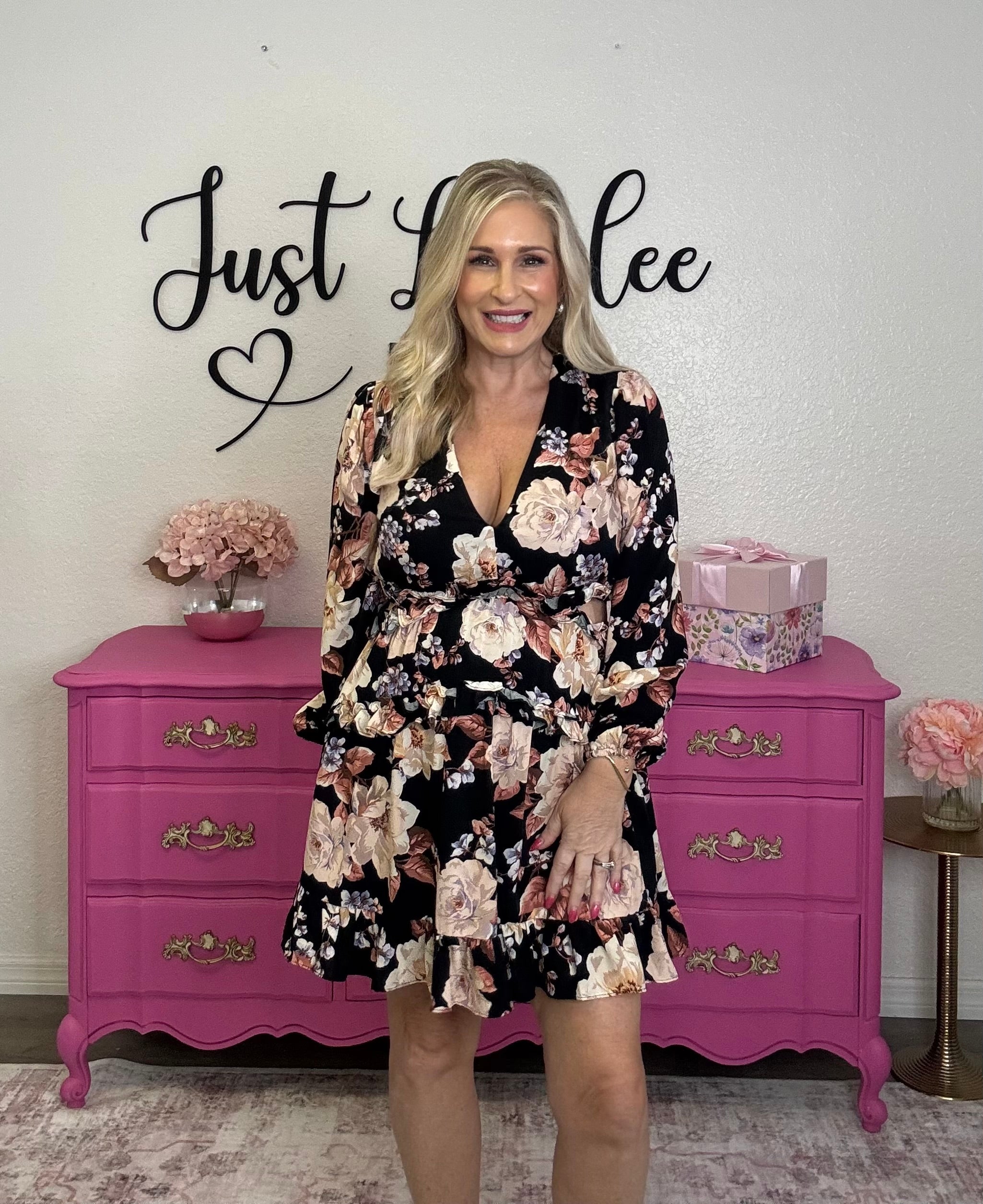 The Floral Tiered Dress