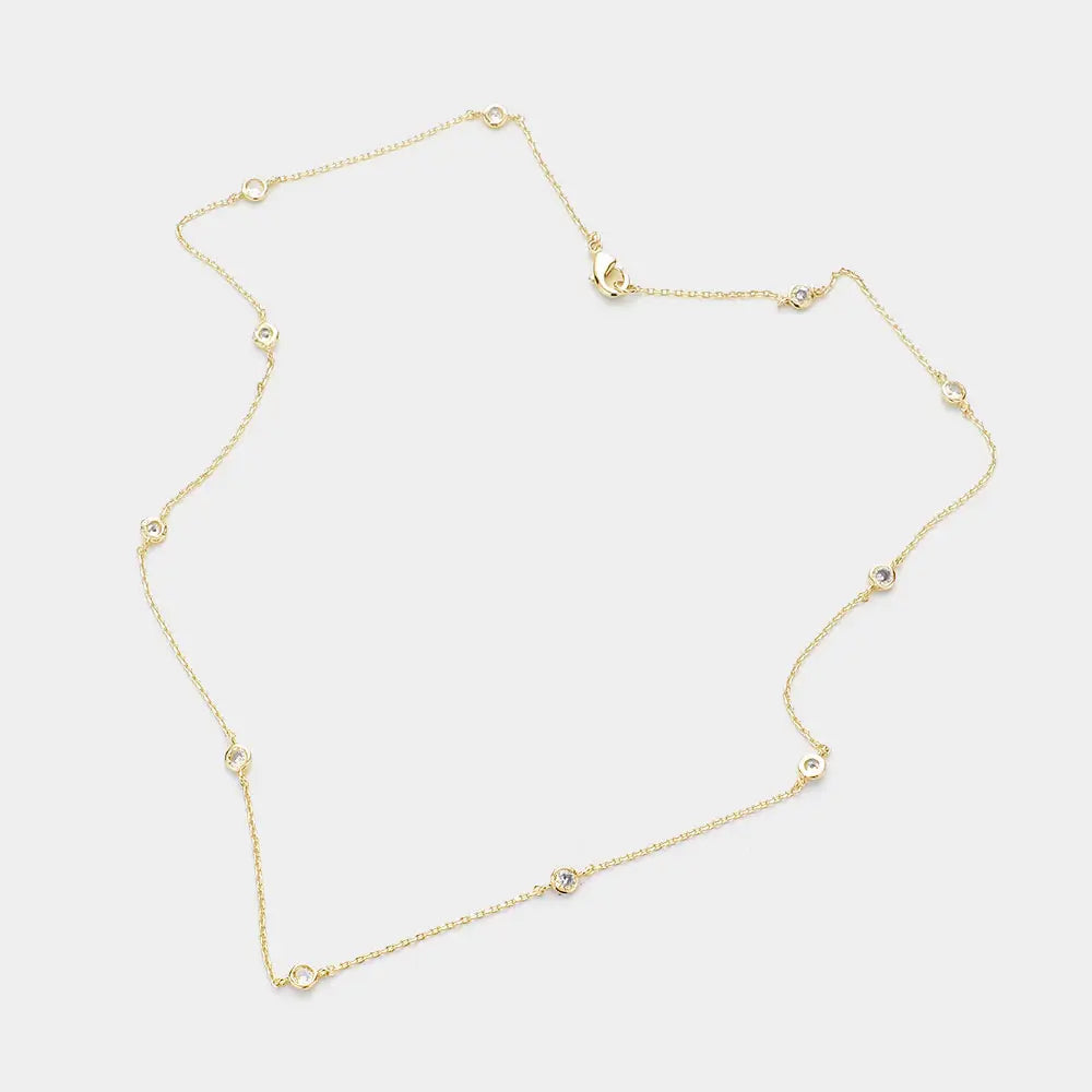 Delicate Station Necklace