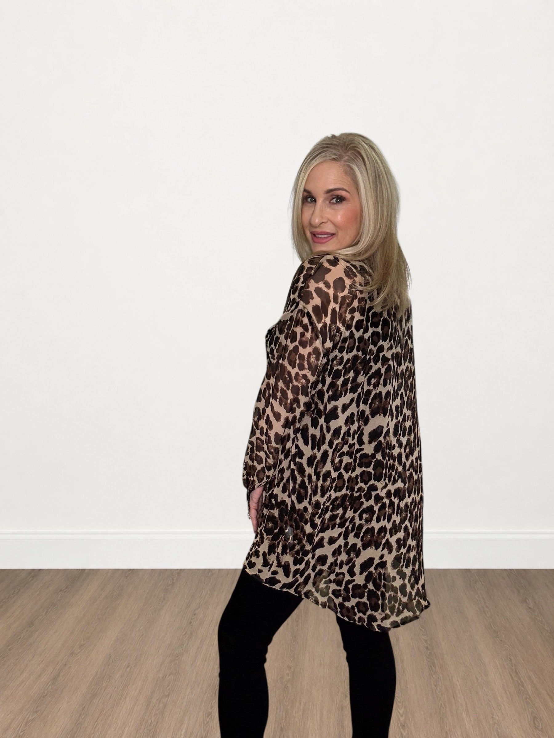 Sassy and Chic Leopard Tunic