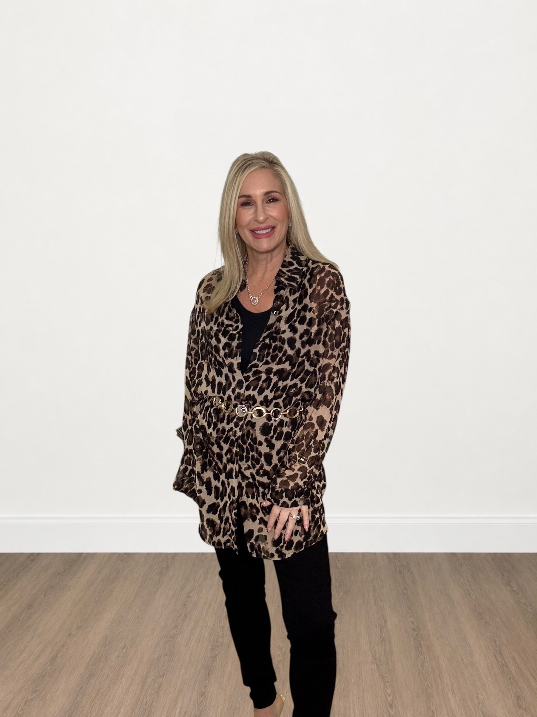 Sassy and Chic Leopard Tunic