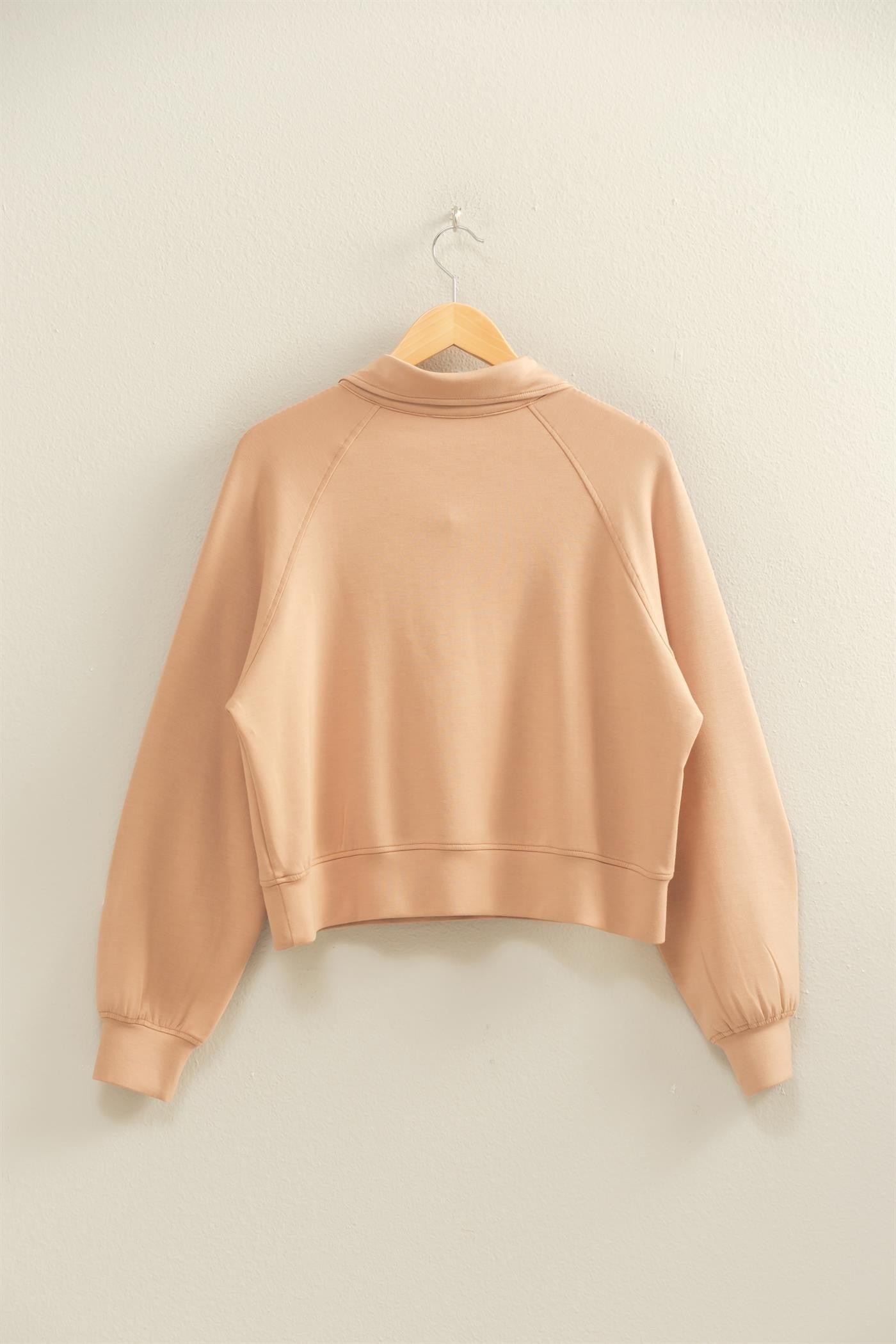 The Half Zip Collared Sweatshirt