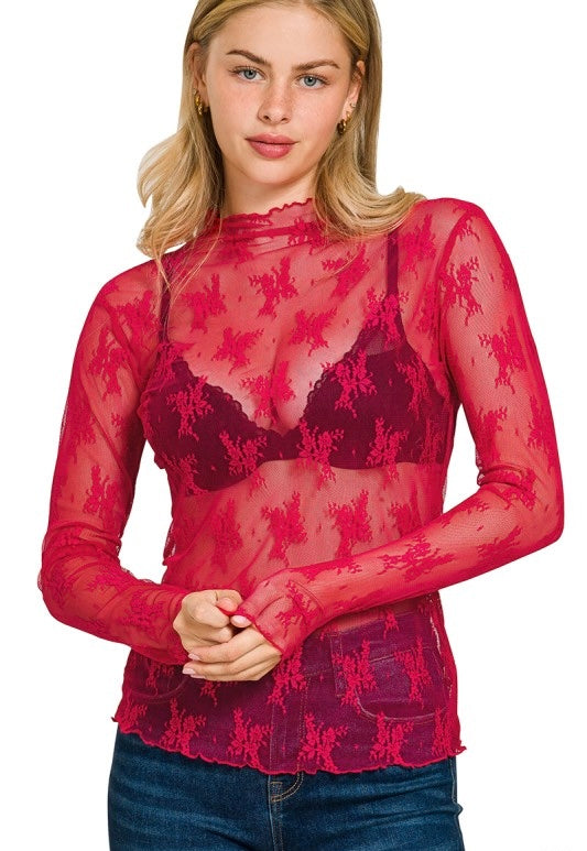 The Mesh Layering Top