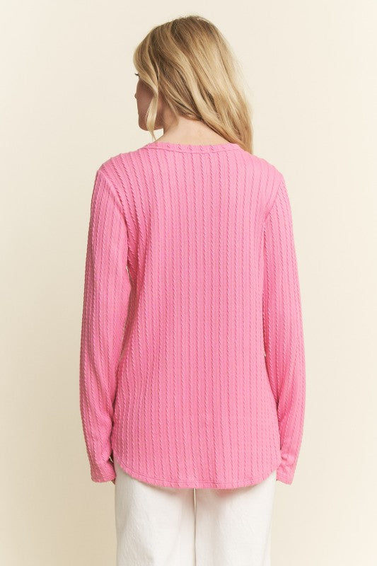 The Ribbed Sequin Ribbon Top