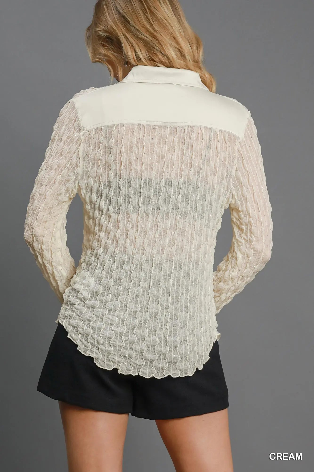 The Lace Rhinestone Top